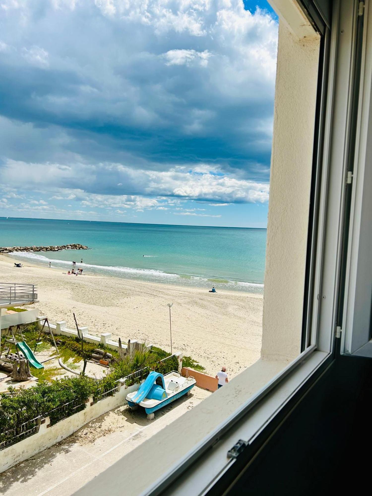 Estudio 1Ere Ligne Vue Mer ,Place De Parking Privee Acces A La Plage De La Residence 3Eme Etage Palavas-les-Flots Extérieur photo