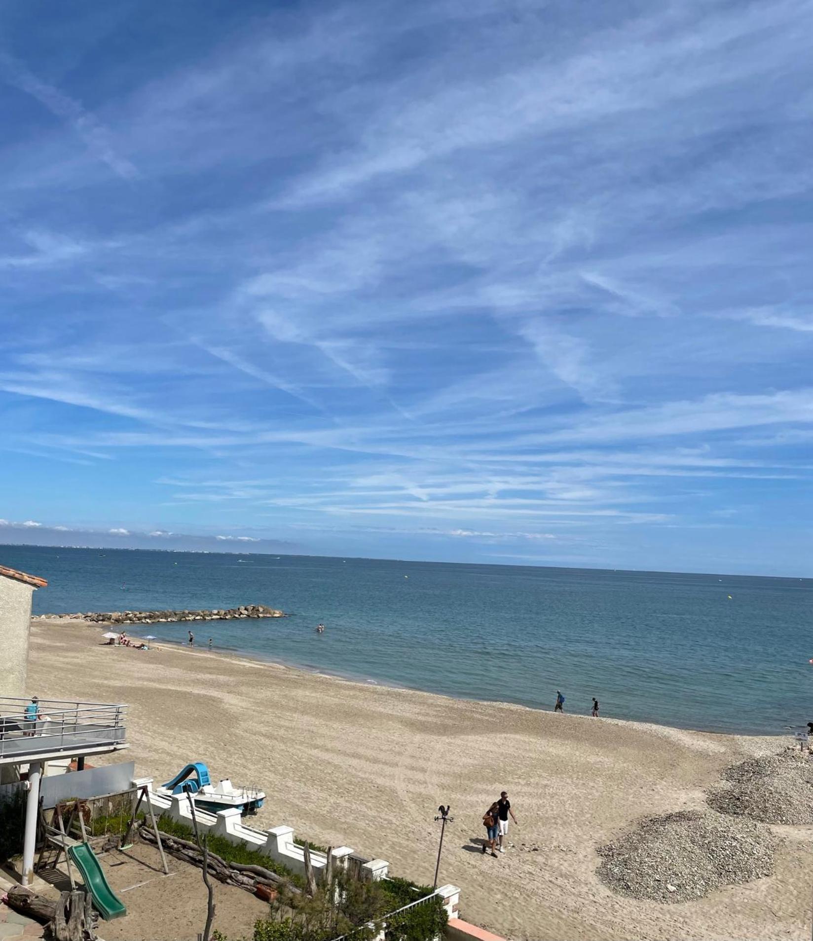 Estudio 1Ere Ligne Vue Mer ,Place De Parking Privee Acces A La Plage De La Residence 3Eme Etage Palavas-les-Flots Extérieur photo